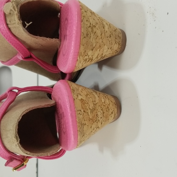 Tory Burch Pink Wedge Sandal - Picture 8 of 14